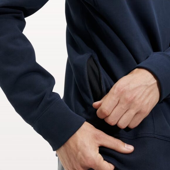 On Running Men’s Crew Neck Sweatshirt Navy - Picture 11 of 11